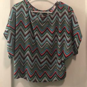 Chevron pattern shirt